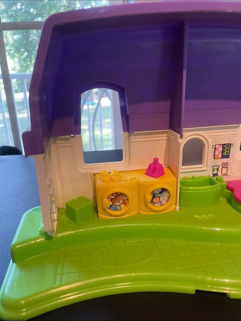 2008 Fisher Price House "Little People Happy Sounds Home" Purple-Tested WORKED - Picture 10 of 14